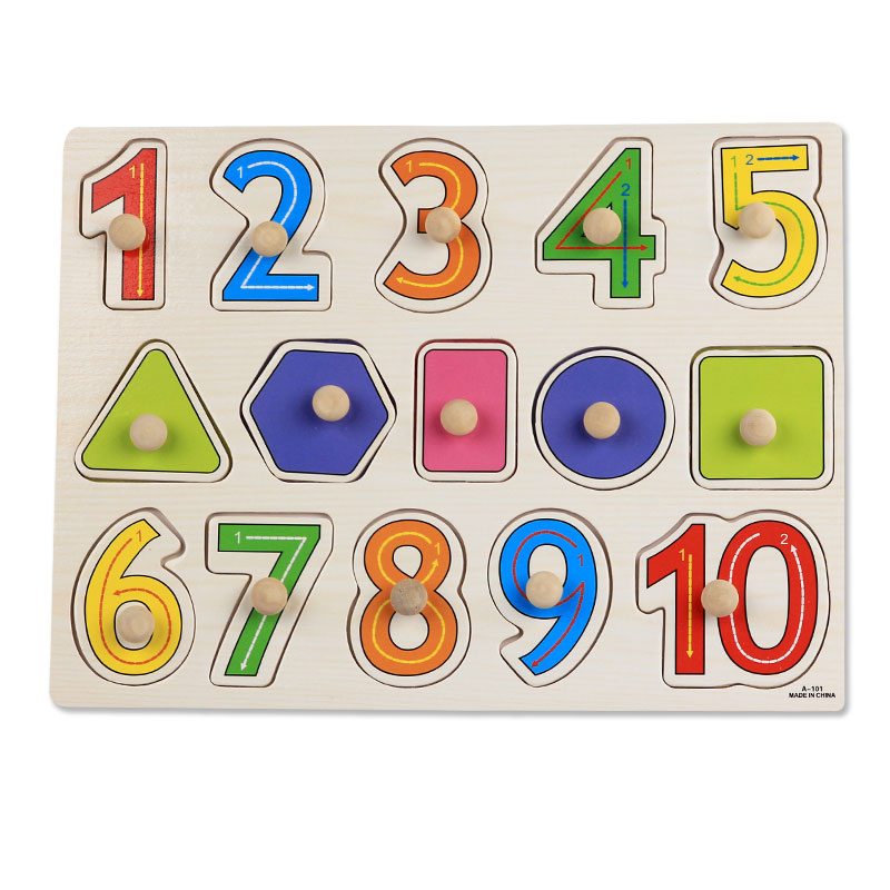 Wooden Baby Toys Puzzle Board Set